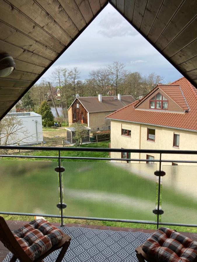 Ferienwohnung Teichblick -Balkon- Dresden Exterior foto